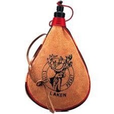 Фляга Laken Leather canteen 1,5L straight form