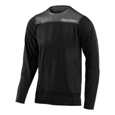 Джерси TLD Skyline L/S Jersey London Gray Heather Black/Black] размер Xl