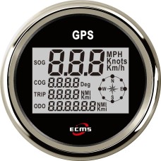 GPS спідометр мультиекран ECMS чорний PLG3-BS-GPS (900-00034)