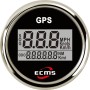 GPS спідометр з компасом ECMS чорний PLG2-BS-GPS (800-00174)