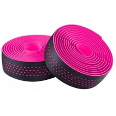 Обмотка руля Merida Bartape/Soft P Black w/ Pink dots 2100mm, 30mm Shock absorption material, incl. end-plugs