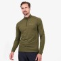 Термобелье Montane Dart Thermo Zip Neck, Kelp Green, S