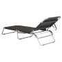 Кровать раскладная Bo-Camp Sun Lounger 3 Positions Anthracite (1304480)