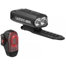 Комплект света Lezyne MICRO DRIVE 600XL / KTV PAIR Черный / Черный 600/10 люменов Y13