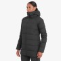 Куртка утепленная Montane Female Tundra Hoodie (Black)