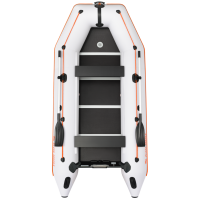 Надувний човен Kolibri KM-360D Профі (світло-сіра)
