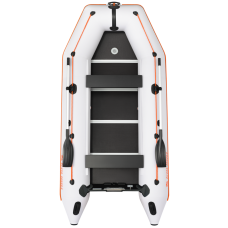 Надувная лодка Kolibri KM-360D Профи (светло-серая)