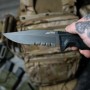 Нож SOG Recondo FX, Black/Partially Serrated