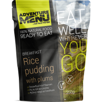 Рисовый пудинг со сливами Adventure Menu Rice pudding with plums