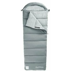 Спальный мешок Naturehike M400 NH20MSD02, (1°C), правый, серый