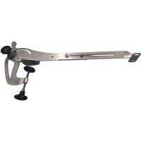 Струбцина поворотно-откидная плоская Технопарус для крепления датчика эхолота из нержавеющей стали