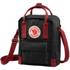 Сумка Fjallraven Kanken Sling, Black/Ox Red