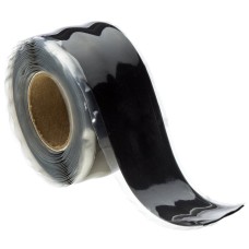 Силиконовая лента ESI Silicon Tape 36' (10,97м) Roll Black, черная.