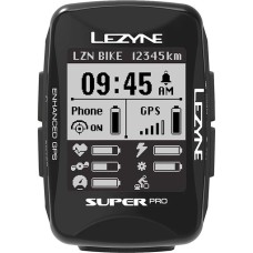 GPS компьютер Lezyne SUPER PRO GPS SMART LOADED черный Y13