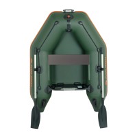 Надувний човен Колібрі КМ-200 (Kolibri KM-200) моторний без настилу, зелений