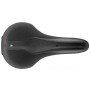 Седло Selle Royal SCIENTIA M2 Moderate, 3D skingel, обивка Black gummy/Black mokka, 289х161мм, 455г, рейлы сталь + Curva suspension, unisex, чёрное