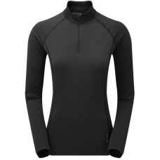 Термобелье Montane Female Dart Thermo Zip Neck, Black, M