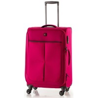 Чемодан Swissbrand Silkeborg (M) Fuchsia/Light Grey (SWB_LLSIL941M)