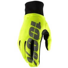 Водостойкие перчатки Ride 100 Percent Hydromatic Waterproof Glove, Black/Grey/Yellow, M (9)