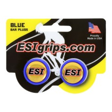 Заглушки руля ESI Bar Plug Blue, синие