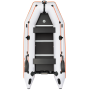 Надувная лодка Kolibri KM-330D Профи (светло-серая)