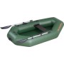 Надувний човен Kolibri K-220T - зелений ідеально підходить для рибалки та відпочинку на воді.