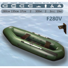 Надувная лодка NRG Nika F-280V