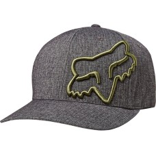 Кепка FOX CLOUDED FLEXFIT HAT [Heather Black], S/M