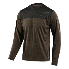 Джерси TLD Flowline L/S Jersey [Shield Heather Walnut/Charcoal] размер SM