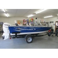 Алюмінієвий човен Crestliner Super Hawk 1700, Mercury F115EXLPT