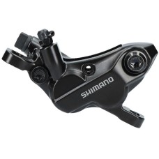 Калипер Shimano гидравл. диск. тормоз BR-MT520, под 2-палцы, монтаж РМ160мм, колодка В03S полимер