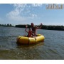 Надувний пакрафт Ладья ЛП-245 Каяк Базовий жовтий з чорним - Туристичний пакрафт
