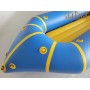 Надувний пакрафт Ладья ЛП-245 Каяк Комфорт жовтий з синім - Пакрафт для рафтингу