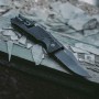 Раскладной нож SOG Trident AT, Black Out