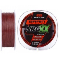 Шнур Brain NRG 8X sinking 200m 0.20mm 16.8kg brown (1858.20.92)