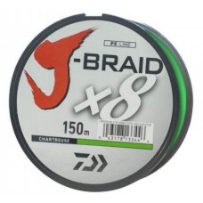 Шнур Daiwa J-Braid X8 0.16 мм 150 м Chartreuse (12750-016)