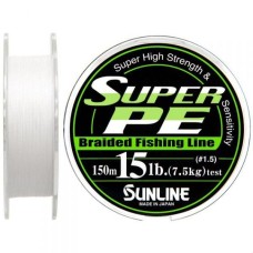 Шнур Sunline Super PE 150 м 0.205 мм 15LB/7.5 кг (1658.01.33 63031436)