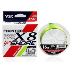 Шнур YGK Frontier Braid Cord X8 for Shore 150 m 0.8 14 lb/6.35 kg (FS0630490)