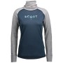 Термокофта Scott W DEFINED MERINO light grey melange/dark blue - XS