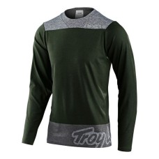 Джерси TLD Skyline L/S ChillJersey London Olive/Grey] размер Md