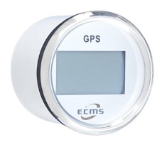 GPS спідометр з компасом ECMS білий PLG2-WS-GPS (800-00171)