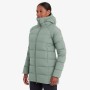 Куртка утепленная Montane Female Tundra Hoodie (Eucalyptus)