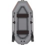 Надувная лодка Kolibri K-260Т (темно-серая)