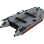 Надувная лодка Kolibri KM-245D Профи (темно-серая)