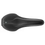 Седло Selle Royal SCIENTIA A1 Athletic, 3D skingel, обивка Black gummy/Black mokka, 289х127мм, 380г, рейлы сталь + Curva suspension, unisex, чёрное