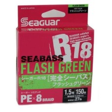 Шнур Seaguar R18 Seabass FG PEx8 150 m #0.8 15 lb/6.8 kg (FS0629638)