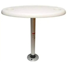 Комплект стіл овальний Springfield 45х76 см основа алюмінію із замком (1690106)