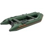 Надувная лодка Колибри КМ-360Д Профи (Kolibri KM-360D) моторная килевая фанерный пайол, зелёная