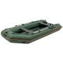 Надувний човен Колібрі КМ-360Д Профі (Kolibri KM-360D) моторний кільовий фанерний пайол, зелений