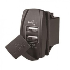 USB зарядка ААА 10120 3,1 Ам кожен порт, два порти (10120)